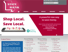 Tablet Screenshot of gostatebank.com